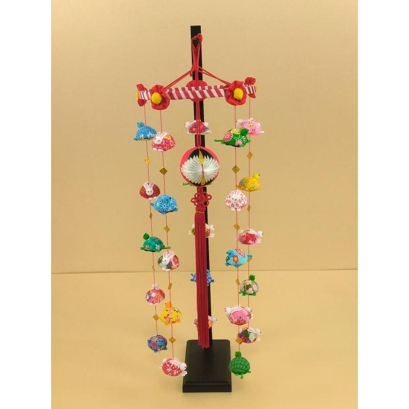 さげもん美草 つるし飾り台 （小）64cm 黒 簡易型 : 柳川つるし