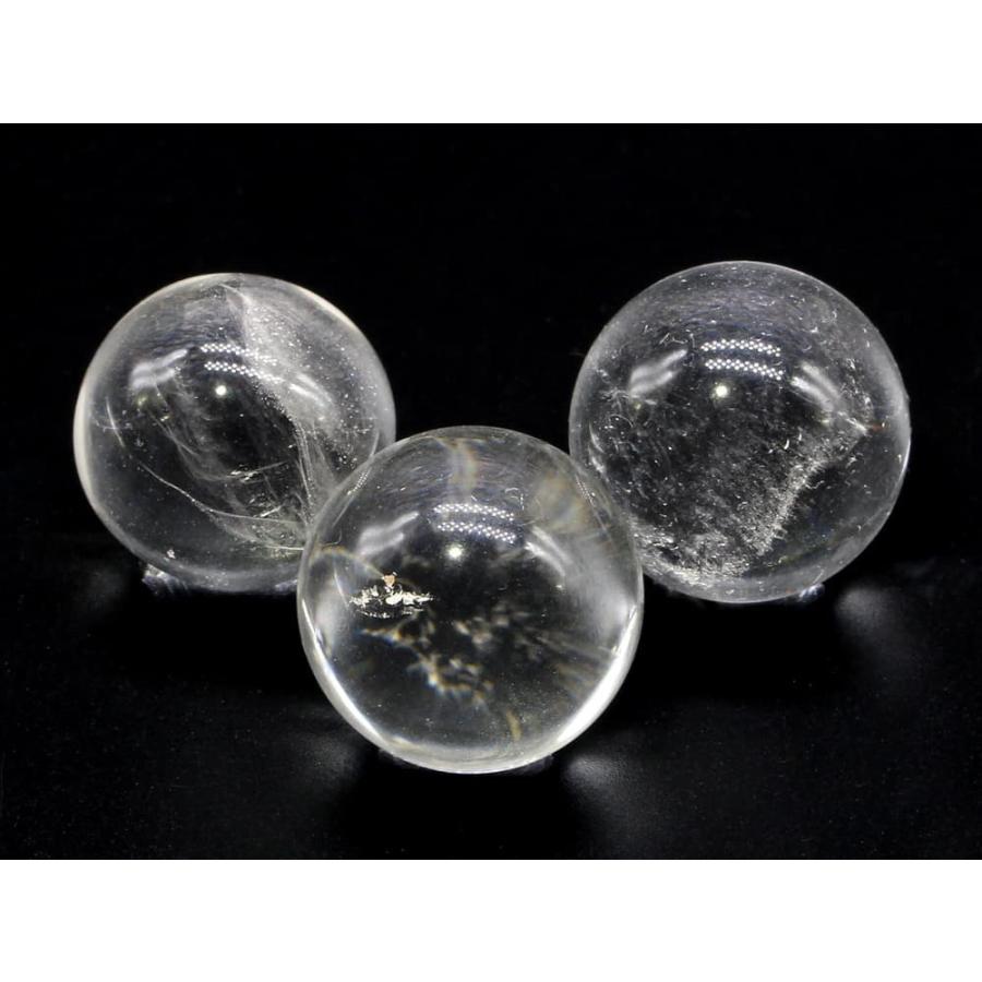 水晶玉 台座付き パワーストーン 天然石 水晶 本水晶 : 天然石