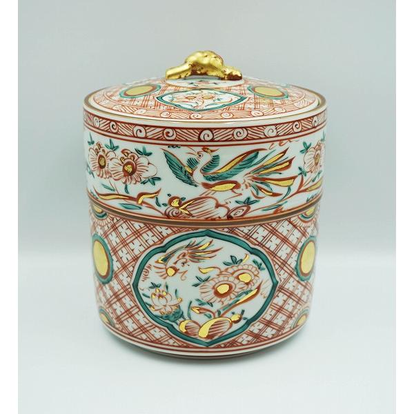 茶道具 皆具 台子皆具 呉須赤絵 高野昭阿弥 桐箱 : 新古茶道具 さかい