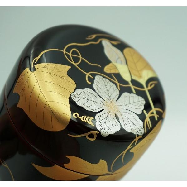 茶道具 棗 中棗 夕顔 玄々斎好写 宮田宗景 桐箱 : 新古茶道具 さかい