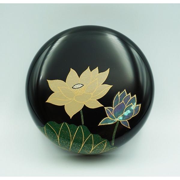 茶道具 棗 中棗 蓮蒔絵 黒川和禅 桐箱 : 新古茶道具 さかい ヤフー店