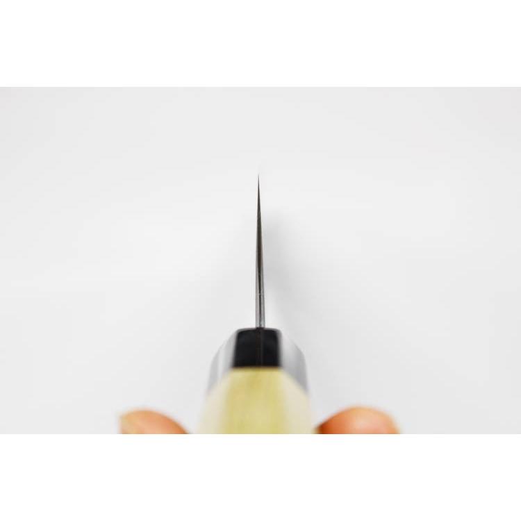 青紙スーパー ステン割込 三徳包丁 165mm 水牛八角柄 プレゼント