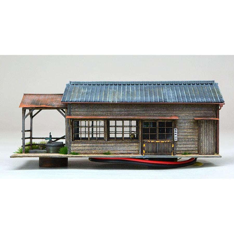 井戸のある詰所瓦屋根タイプ ：匠ジオラマ工芸舎 塗装済完成品 HO(1/80