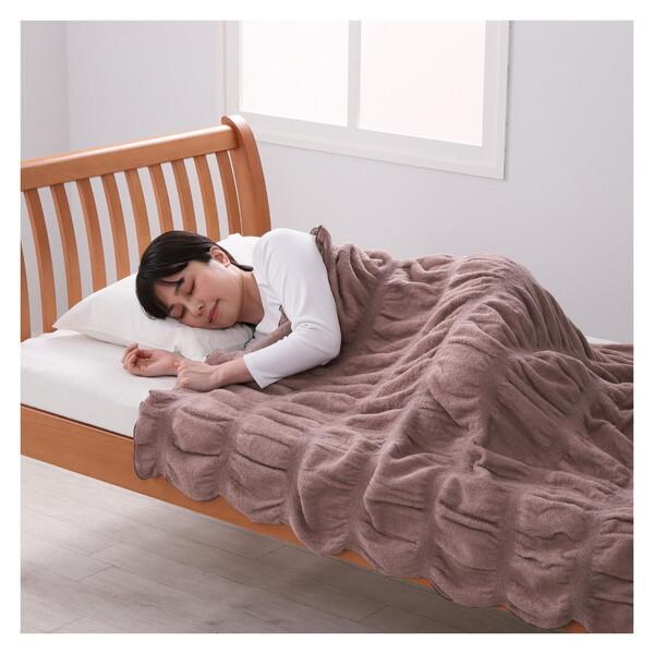 西川（nishikawa） 日本製 吸湿発熱くしゅくしゅケット 毛布 シングル