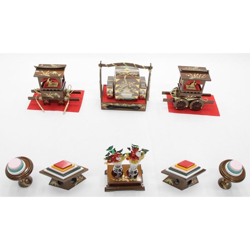 アウトレット品 雛道具お道具セット 六品 45号 六点セット 3-7905 3