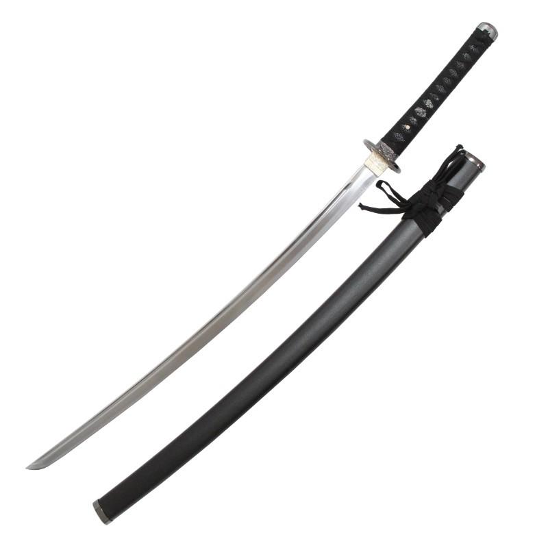 模造刀 幕末シリーズ 高杉晋作 大刀 刃紋入り刀身 メッキ合金 neu033