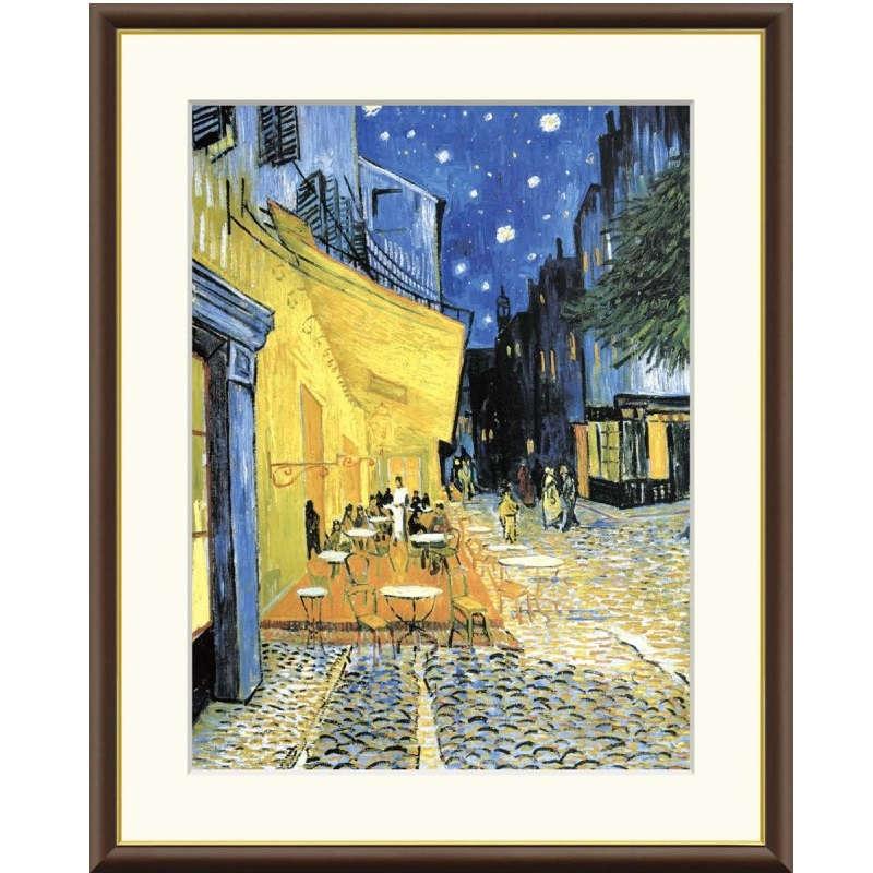 額絵 ゴッホ 夜のカフェテラス f8・f6・f4サイズ 世界の名画シリーズ
