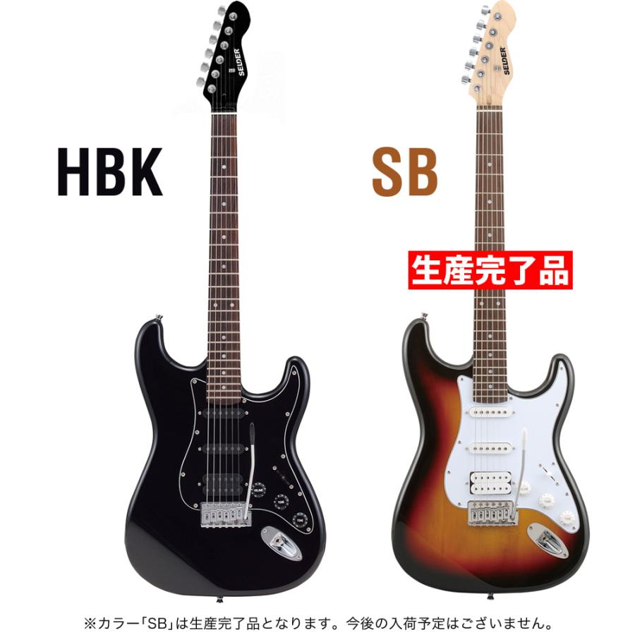 SELDER エレキギター ハムバッカー搭載 STH-20 入門13点セット