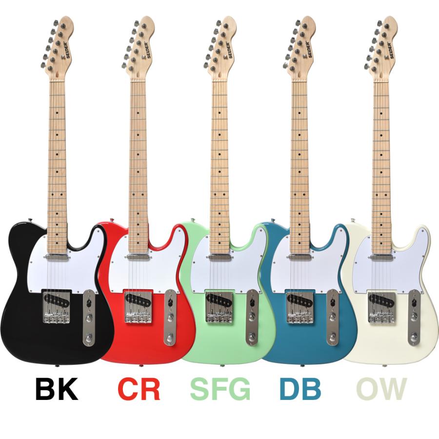 エレキギター テレキャスター タイプ SELDER TL-17 7点 初心者セット