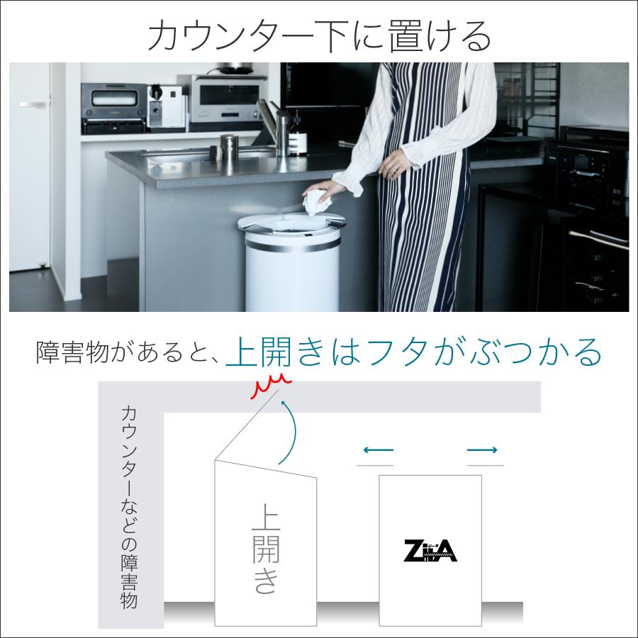 ひらけゴミ箱 ZitA CIRCLE ジータ サークル ゴミ箱 自動 自動ゴミ箱