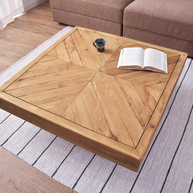 リビングテーブル おしゃれ 正方形 幅 100cm 応接テーブル 大型