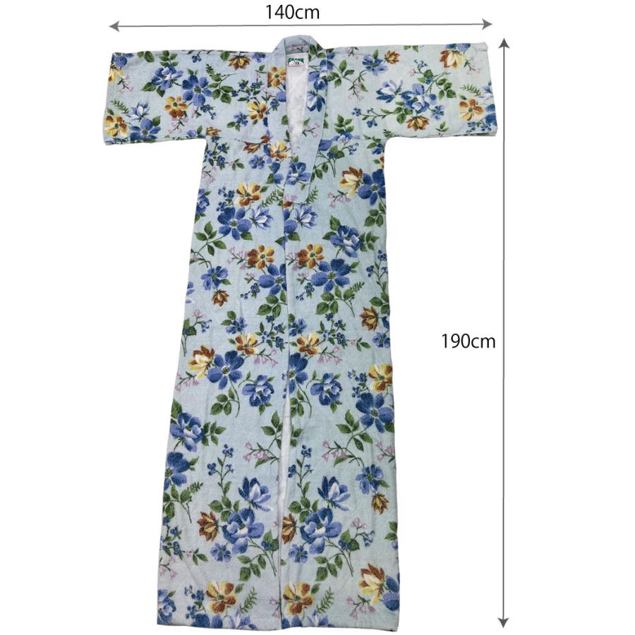 日本製・今治発 綿マイヤー夜着（裏ガーゼ付き） タオル夜着