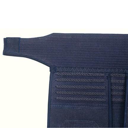 ミツボシ 天 ベーシック 6mm織刺（ヘリ紺鹿革仕立） 垂単品 (中高生