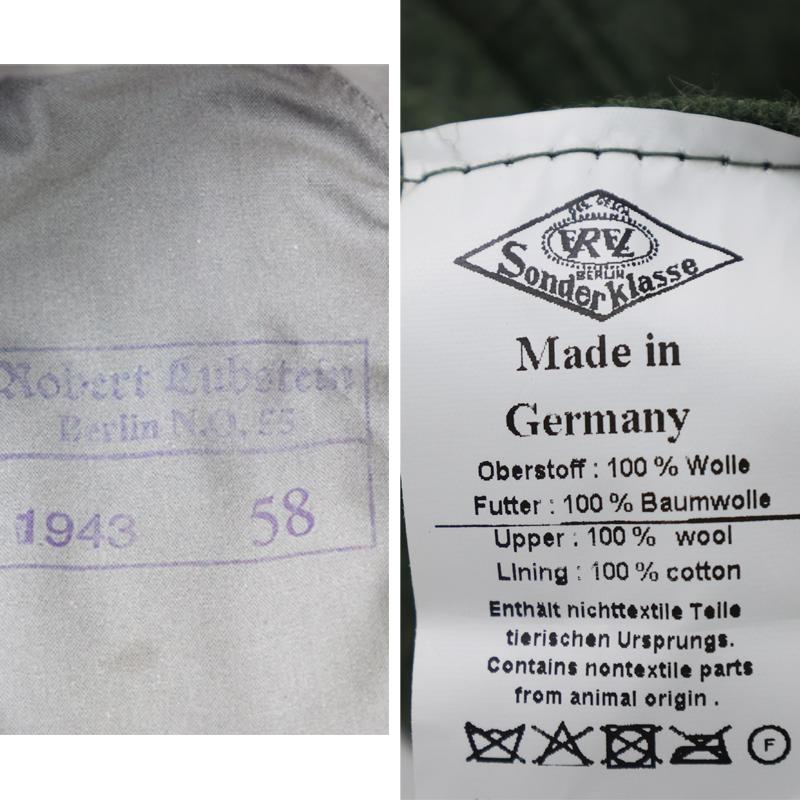 WW2ドイツ軍. EREL M43型兵用規格帽[フィールドグレー]《復刻版