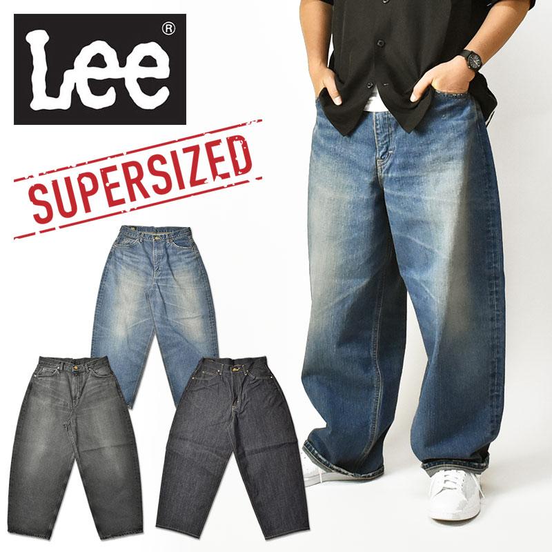 Lee（リー） SUPERSIZED ビッグシルエット ライダースデニムパンツ