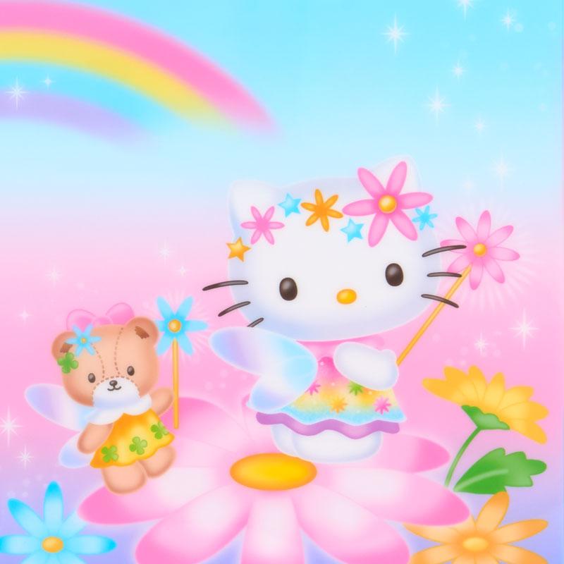 ハローキティ エンジェル レトロ ポストカード 写真 ファイル ハロー