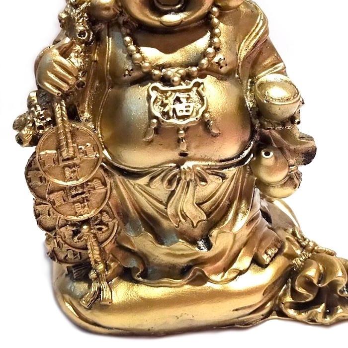 布袋尊 布袋さん 七福神 s21029-4 置き物 財運 金運 開運 商売繁盛