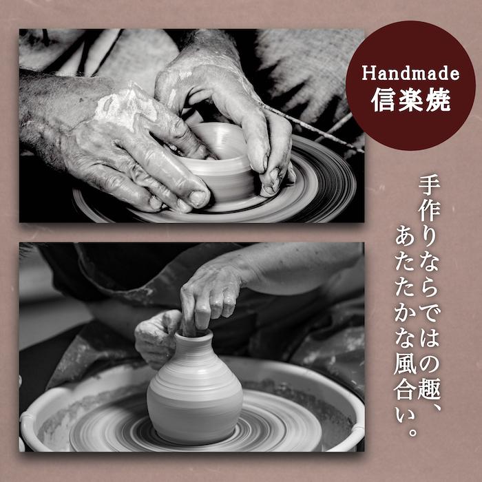 信楽焼 黒窯変掛け分け変型足付皿 千代口セット 料亭 業務用食器