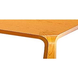 天童木工 曲げ木モダンテーブル/座卓 乾 三郎 メープル天然杢 120巾