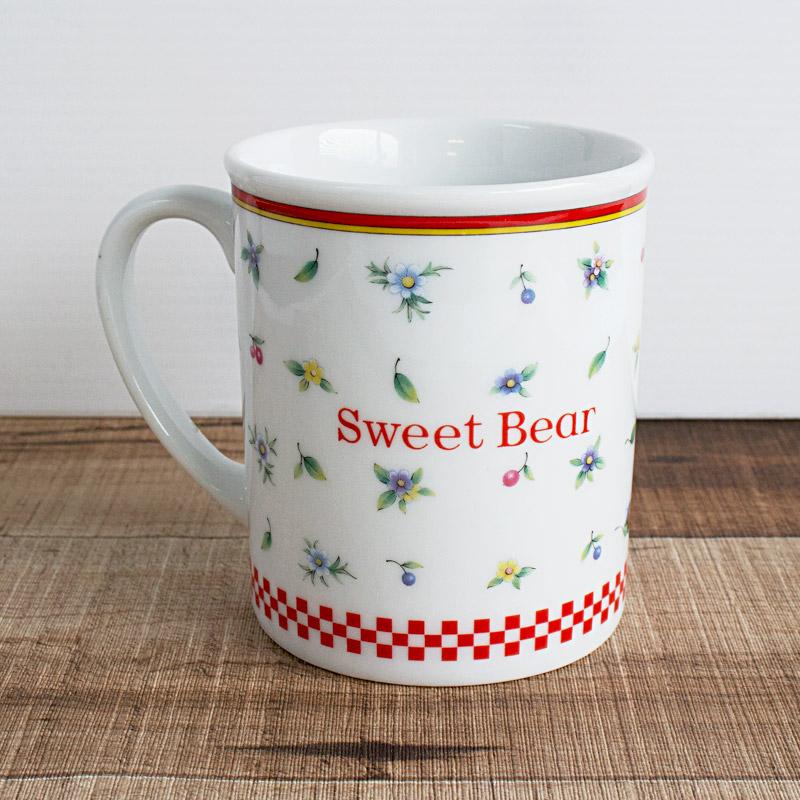 マグカップ コップ マグ 食器 クマ くま テディベア カントリー レトロ