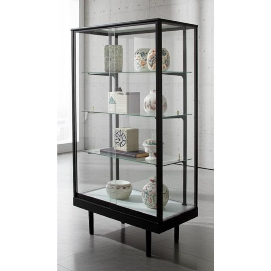 業務用ガラスケース ショーケース 幅90奥行45高さ152.8cm : スズキ陳列