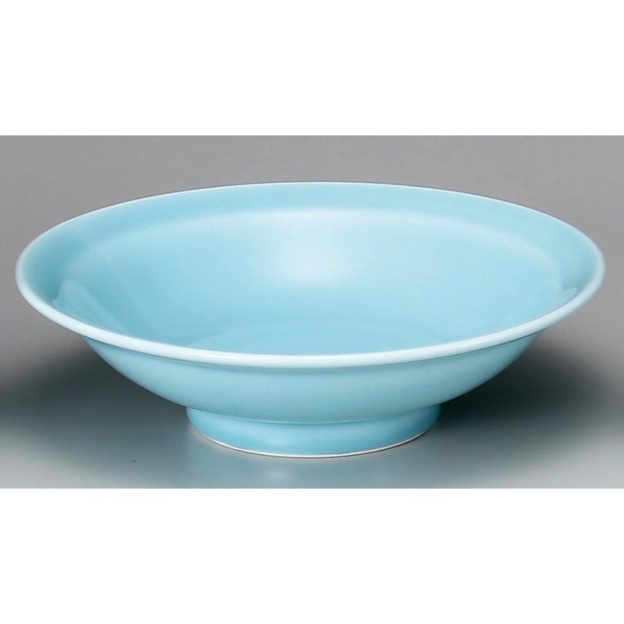 ☆ 中華食器 スーパー青白磁21cm高台皿 [ φ20.8 x 5.7cm ] 【 中華料理