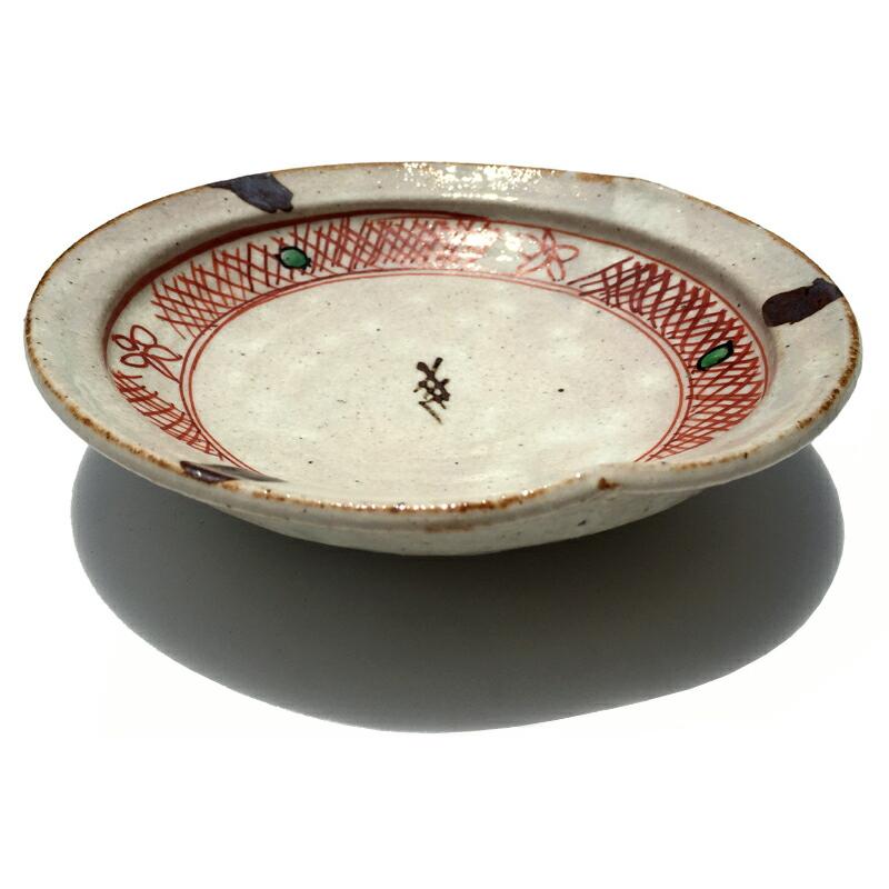 黒田拓実、手びねり赤絵吉祥大皿