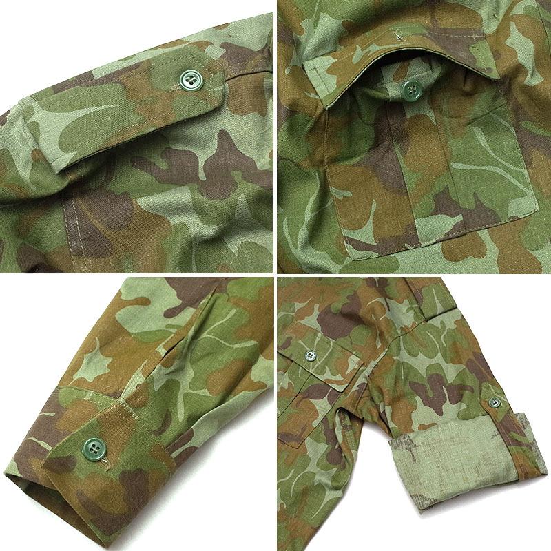 ルーマニア軍 フィールドシャツ 長袖 M90リーフカモ デッドストック