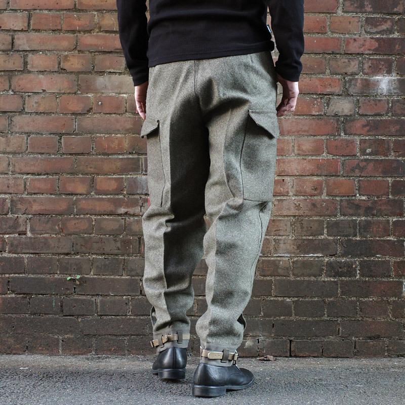 スウェーデン軍 M39 ウールパンツ グレー デッドストック PP002NN SWD