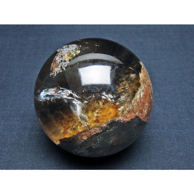 ガーデンクォーツ（庭園水晶） 丸玉 56mm t100-4829 : 誠安天然石専門