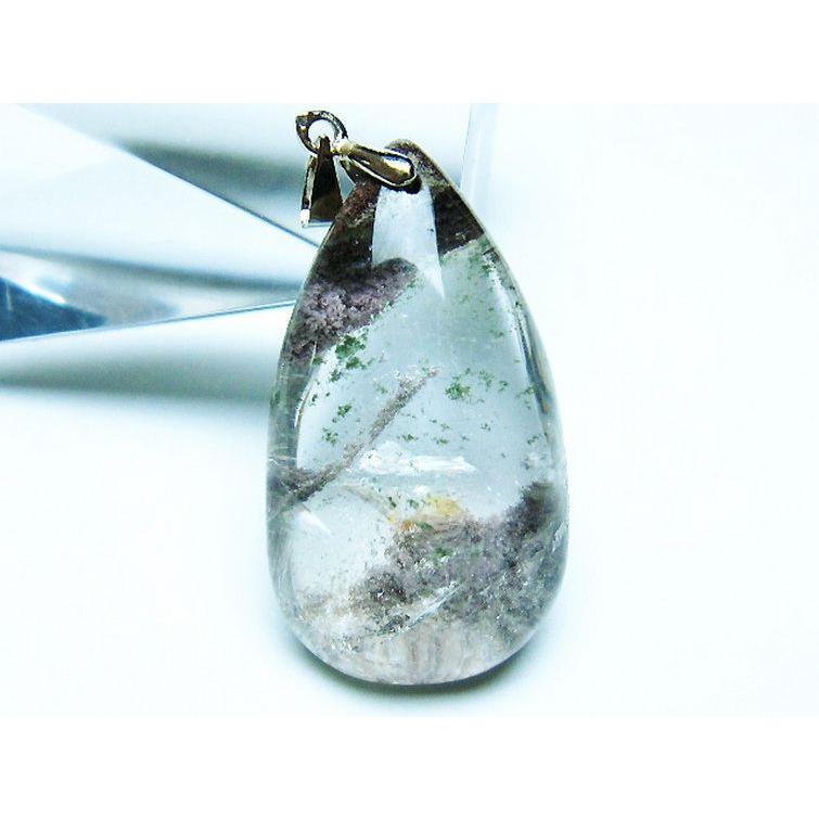 ガーデンクォーツ（庭園水晶） ペンダント t136-4321 : 誠安天然石専門