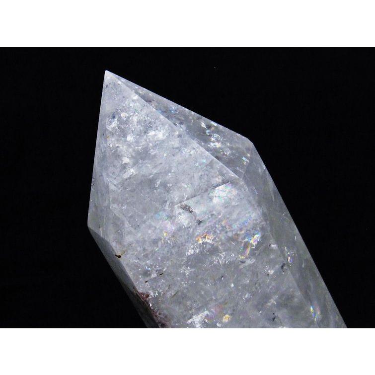 1.6Kg 虹入り ガーデンクォーツ（庭園水晶）ヒマラヤ水晶 六角柱 t627