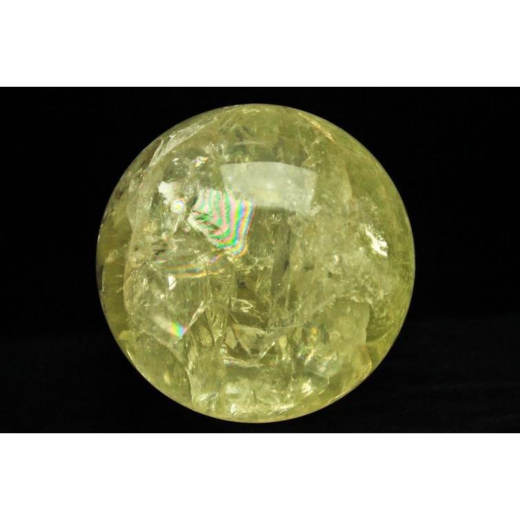 シトリン水晶玉 丸玉 200mm 10.1Kg S37-77 : 誠安天然石専門店 - 通販