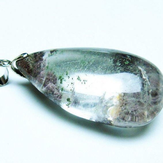 ガーデンクォーツ（庭園水晶） ペンダント t136-4321 : 誠安天然石専門