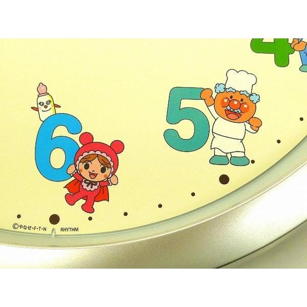 ☆新品正規品☆『RHYTHM』リズム それいけ！アンパンマン 掛け時計