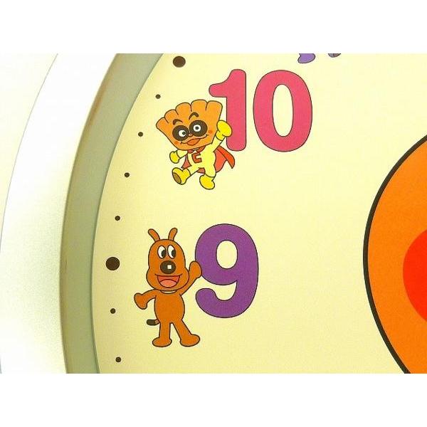 ☆新品正規品☆『RHYTHM』リズム それいけ！アンパンマン 掛け時計