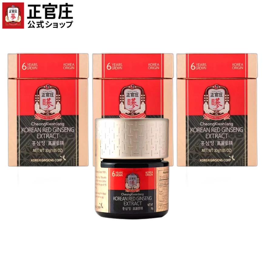 正官庄 【正官庄 日本公式】紅参エキス (30g×3個)│正官庄(ジョンガン