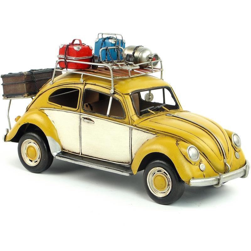 フォルクスワーゲン ビートル Beetle travel car ブラウン ブリキ製