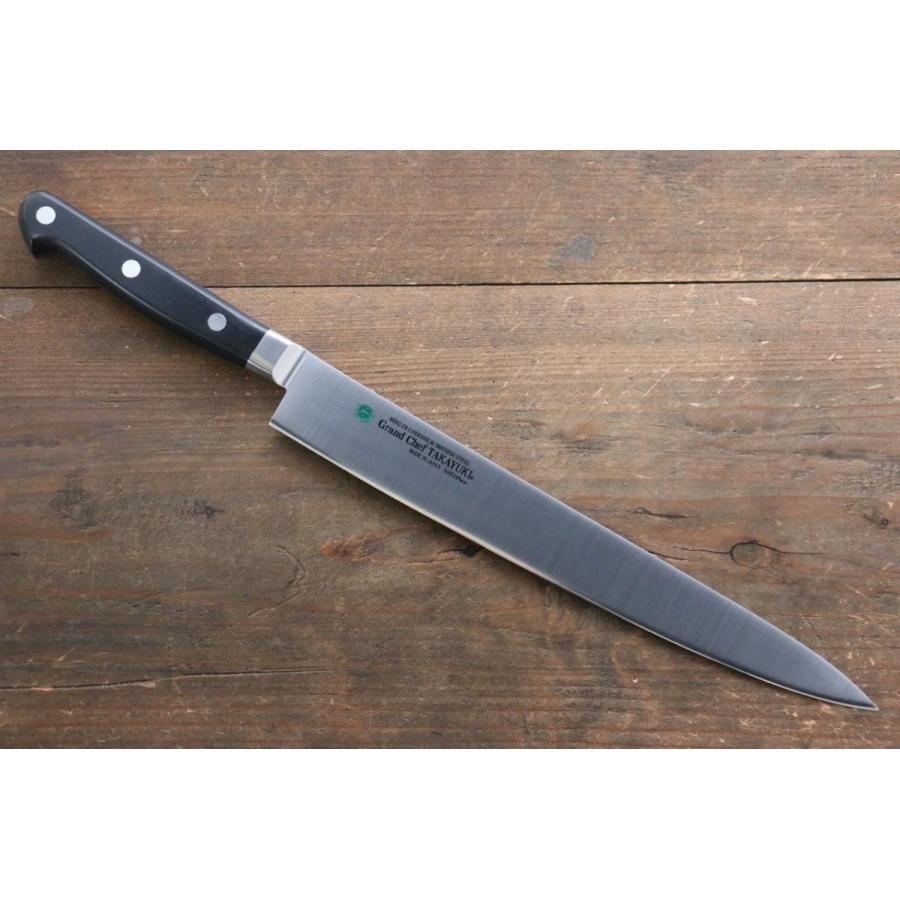 堺 孝行 グランドシェフ スウェーデン鋼 ナロースライサー 240mm (薄口