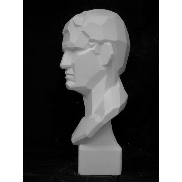 K−163 アグリッパ胸像（面取り） : 石膏像ドットコム - 通販