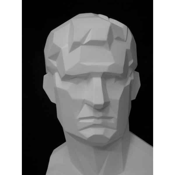 K−163 アグリッパ胸像（面取り） : 石膏像ドットコム - 通販