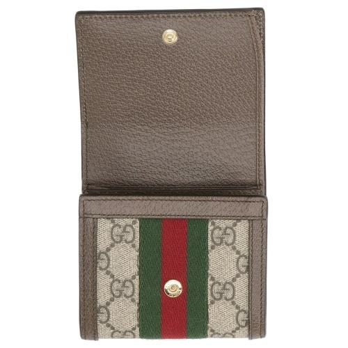GUCCI（グッチ） 二つ折り財布 レディース オフィディア ベージュ
