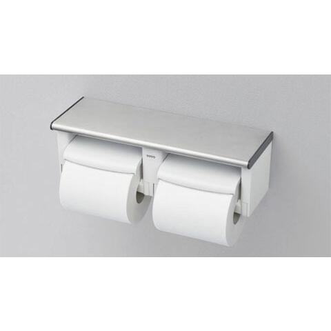 TOTO 棚付二連紙巻器 アルミ製 YH702 | トイレ トイレット ペーパー