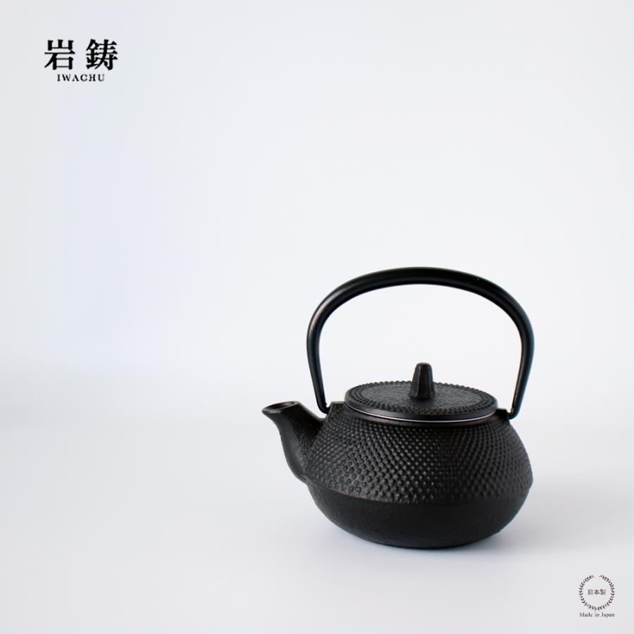 岩鋳（IWACHU） 鉄瓶兼用急須 新アラレ 320ml 茶こし付き いわちゅう