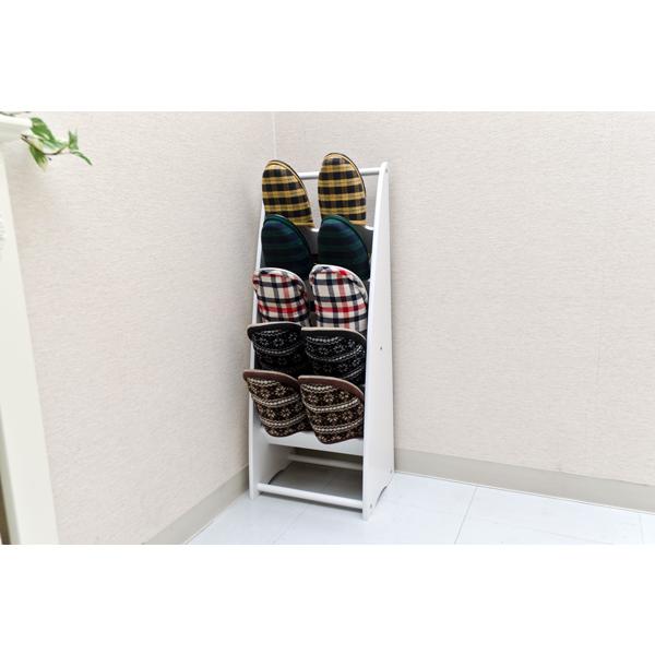 サカベ スリッパラック 5段 スリッパ入れ 玄関収納 5足収納 送料無料