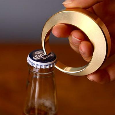 FUTAGAMI（フタガミ） 栓抜 真鍮栓抜き 三日月 レトロ おしゃれ