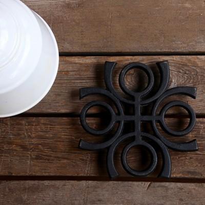 南部鉄器 鍋敷き OIGEN トリベット 波紋 D-55 薪ストーブ クッキング