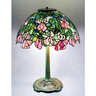 779-77SG ステンドグラス レプリカ ランプベース スティック H50cm 3灯