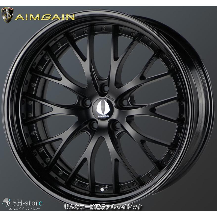 レクサスLS460タイヤホイールセットAIMGAIN-GLM(エイムゲイン2P)20