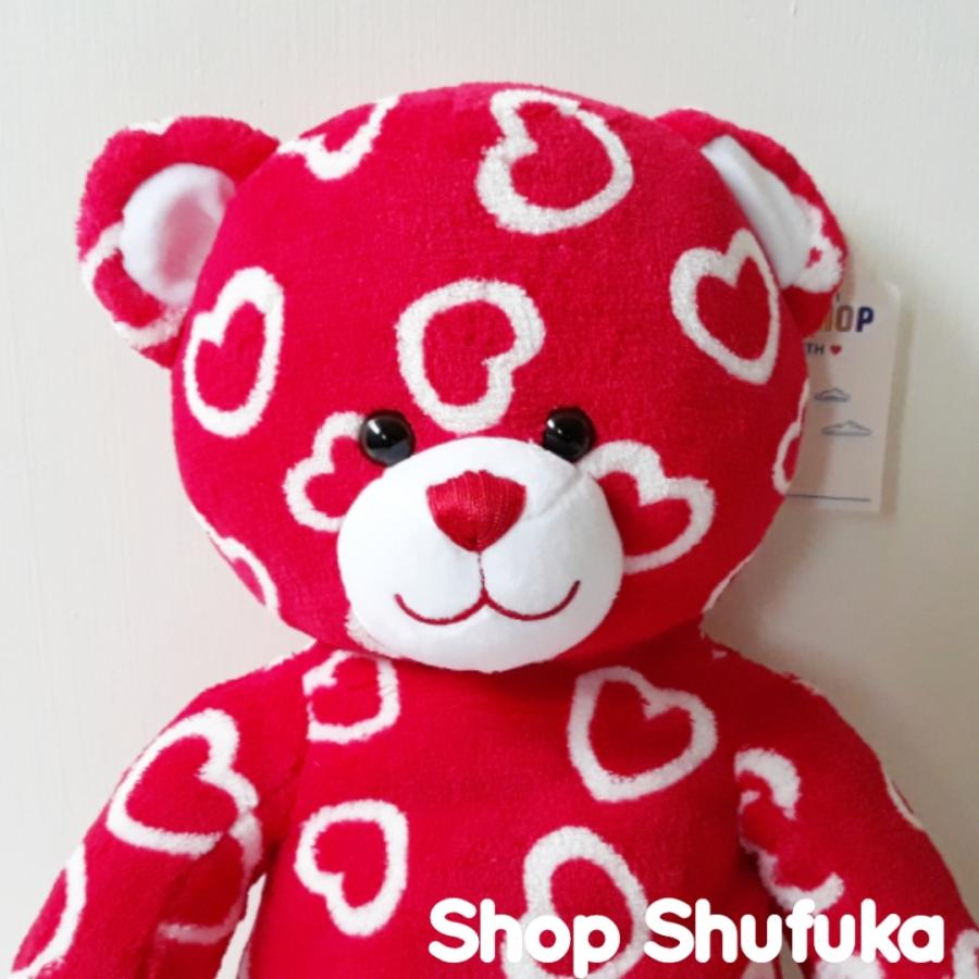 ビルドアベア テディベア ぬいぐるみ 赤 ハート 40cm Love Bear